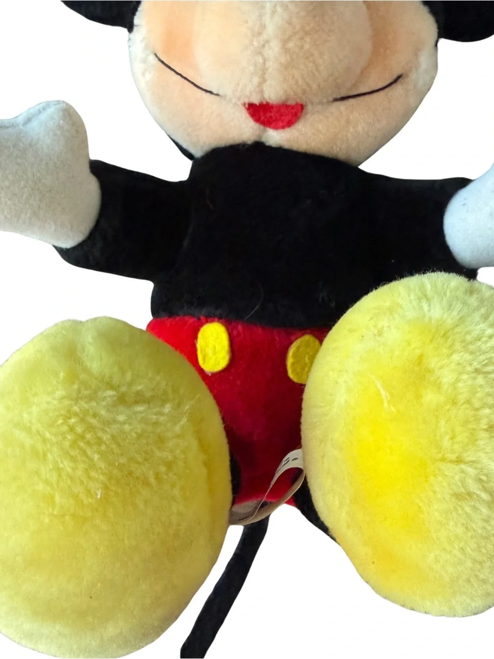Vintage Disney Mickey Mouse Plush Canasa Korea Disneyland Walt Disney World